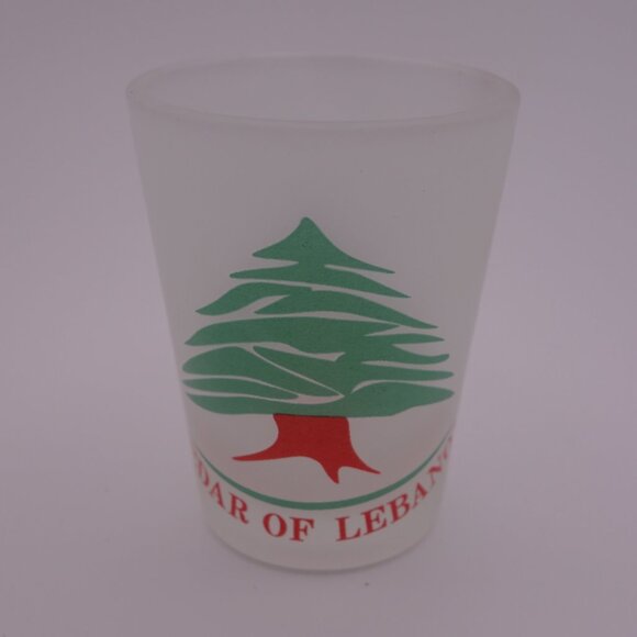 Cedar of Lebanon and Rawcheh Lebanon Smoked Shot Glasses - Picture 2 of 13